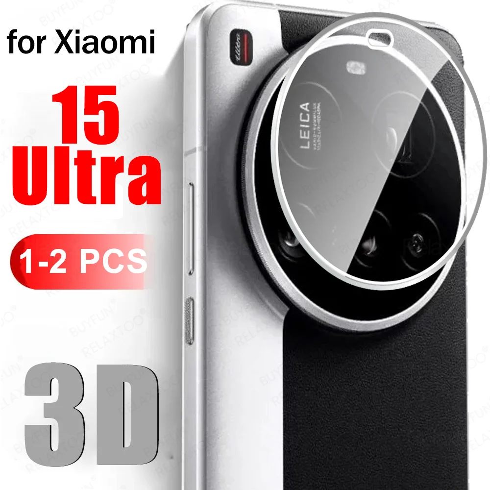 Photography Xiaomi 15 - Protector de cámara HD curvo 3D