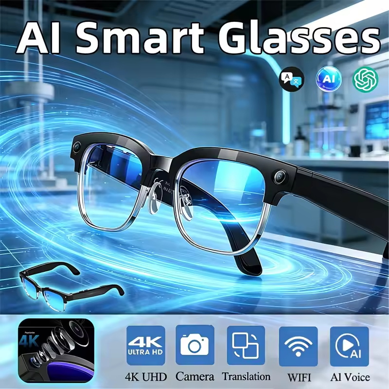 Photography With Ai - Gafas Inteligentes 2026 con Cámara HD