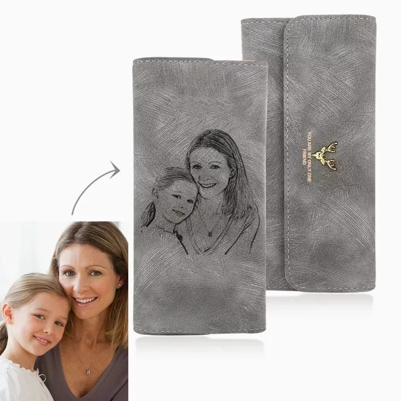 Photography Portfolio - Cartera con grabado de imagen personalizada,