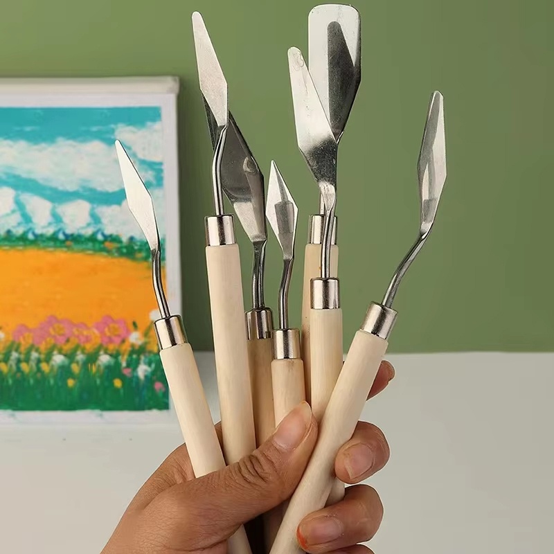 Photography Fine Art - Kit de paleta Gouache con cuchillo