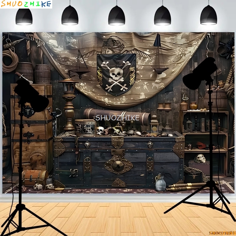 Photography Mapped - Fondo de mapa del tesoro pirata