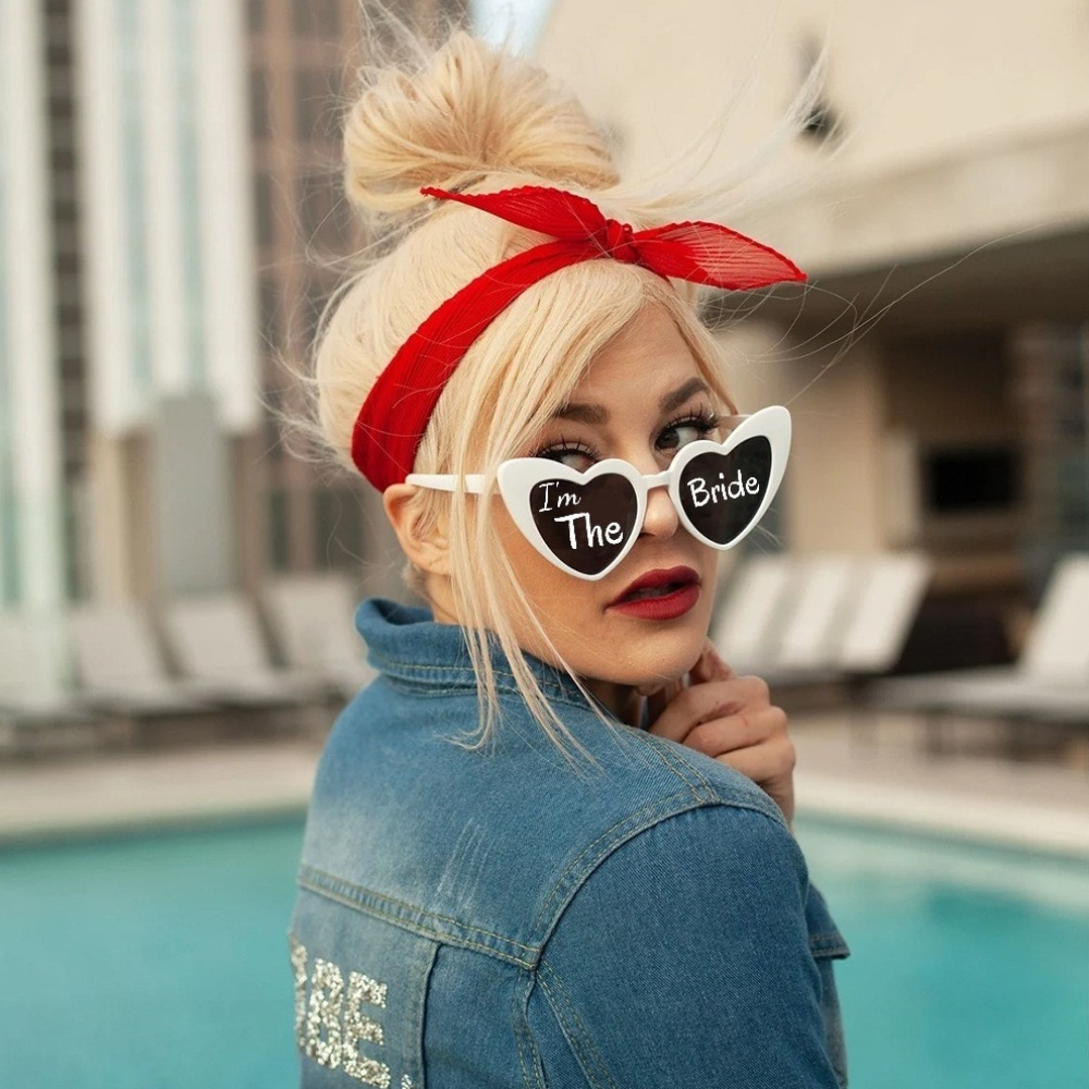 Photography Interest - 1 Uds. Gafas de amor blancas