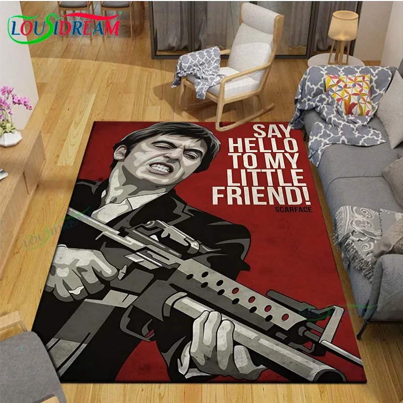 Photography Yoga - Alfombra de película Padrino S-Scarface, decoración