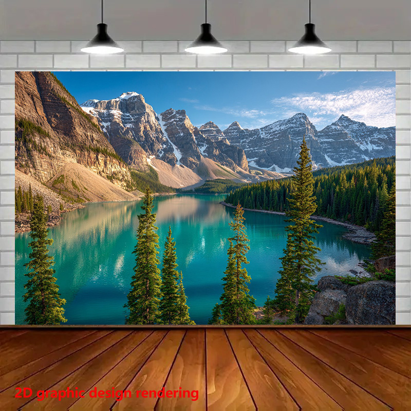 Tapiz con Paisaje de Lago y Mo - Photography Yoga reseña y precio