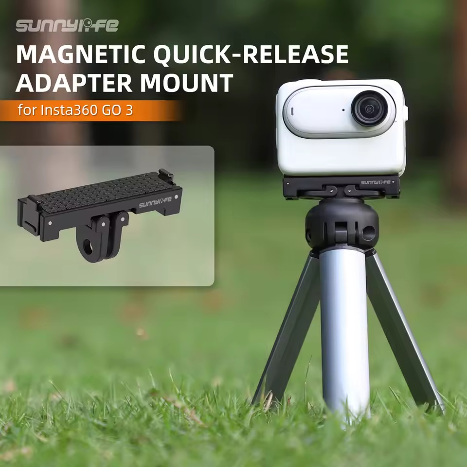 Soporte Magnético Sunnylife pa - Insta360 Camera Go 3 reseña y precio