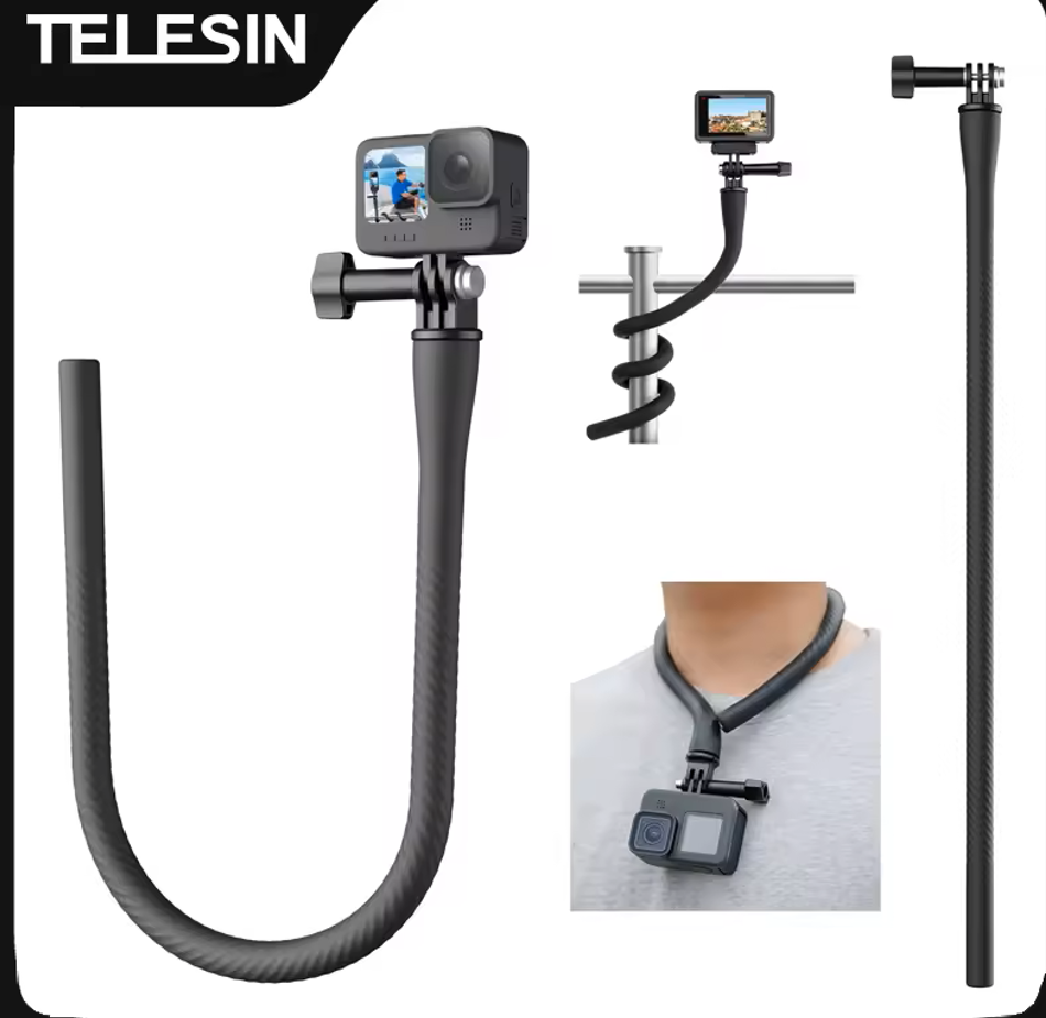Soporte Flexible TELESIN para  - Insta360 Camera Go 3 reseña y precio