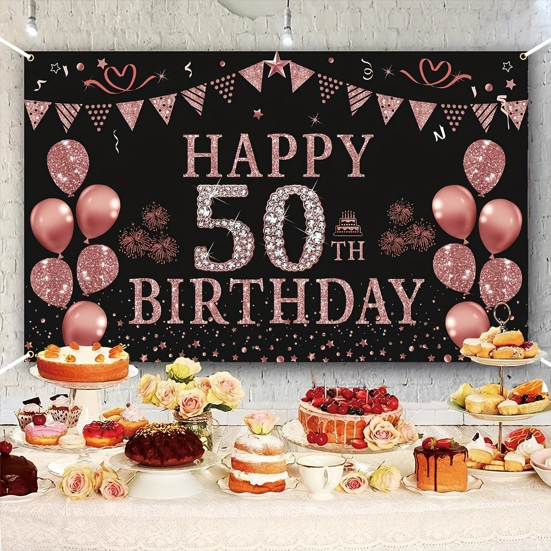 Decoración de 50 cumpleaños pa - Photography Aesthetic reseña y precio