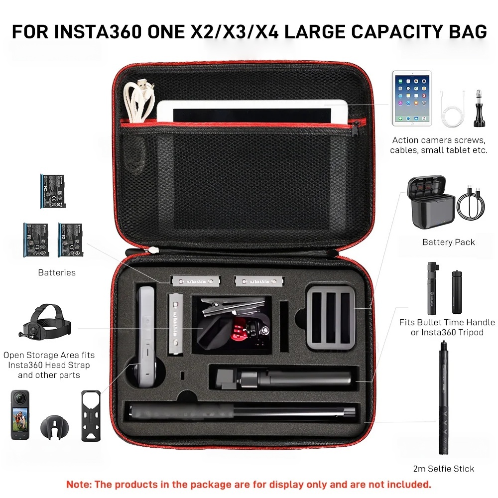 Caja para Insta360 X5 X4 X3 X2 - Insta360 Camera X3 reseña y precio