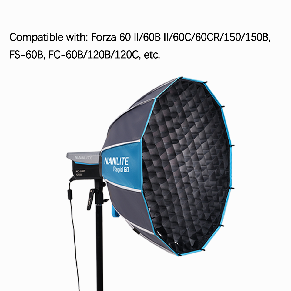 Nanlite SB-FM-RP60 Rapid 60cm  - Beauty Dish Softbox reseña y precio