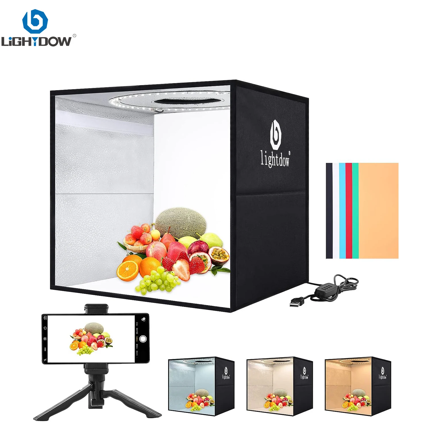 Lightdow-caja de fotos regulab - Photography Kit Pro reseña y precio