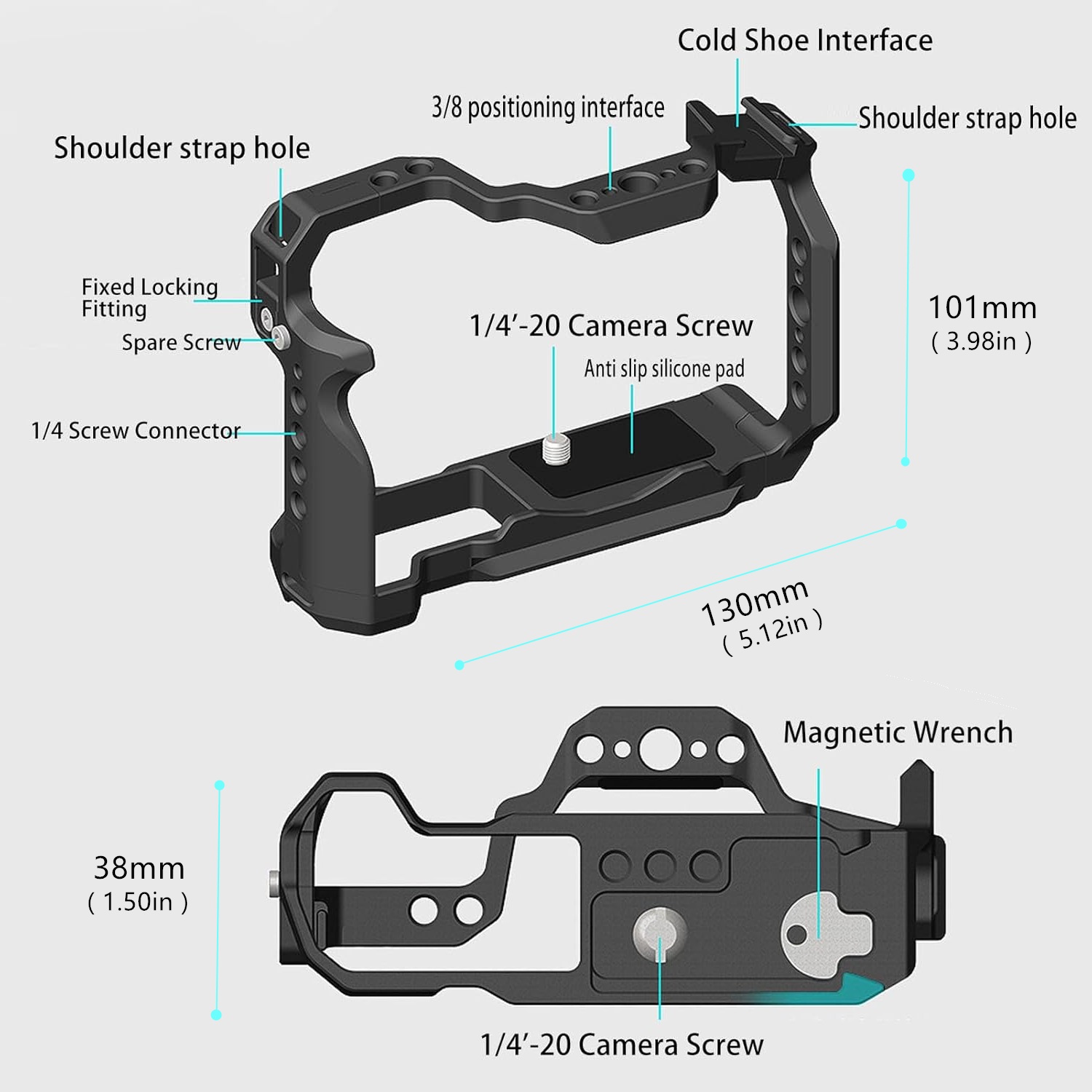 Carcasa para Cámara R50 para C - Camera Cold Shoe reseña y precio