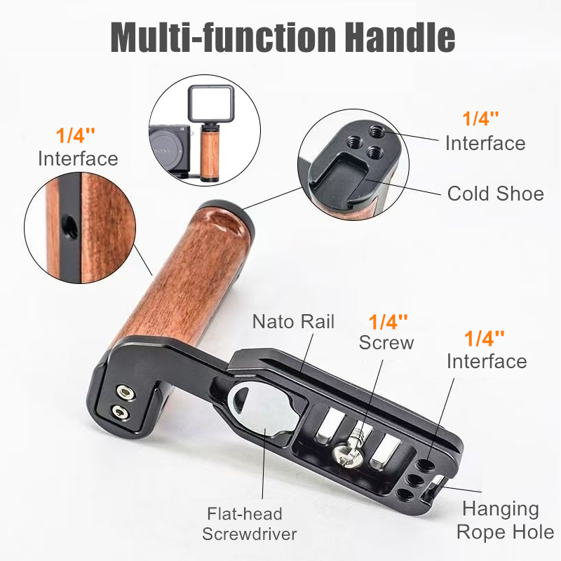 Empuñadura ligera en forma de  - Camera Cold Shoe reseña y precio